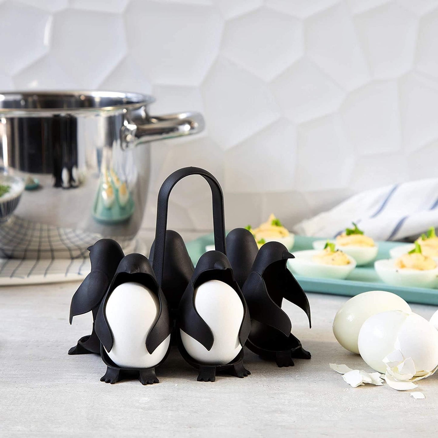 Soporte para hervir Huevos Pinguino - Ultra resistente