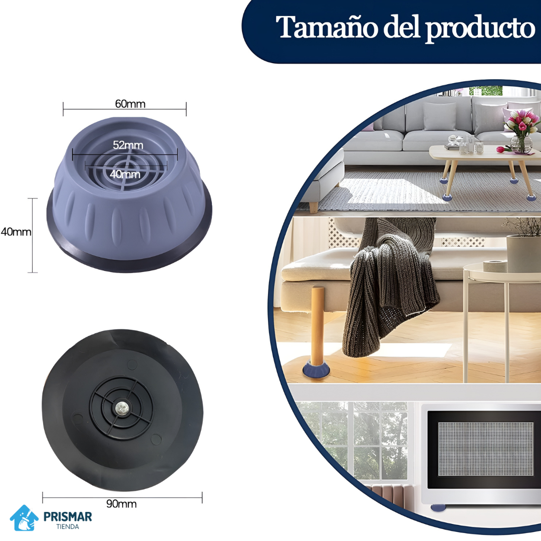 Soporte ANTIVIBRACION para lavadora