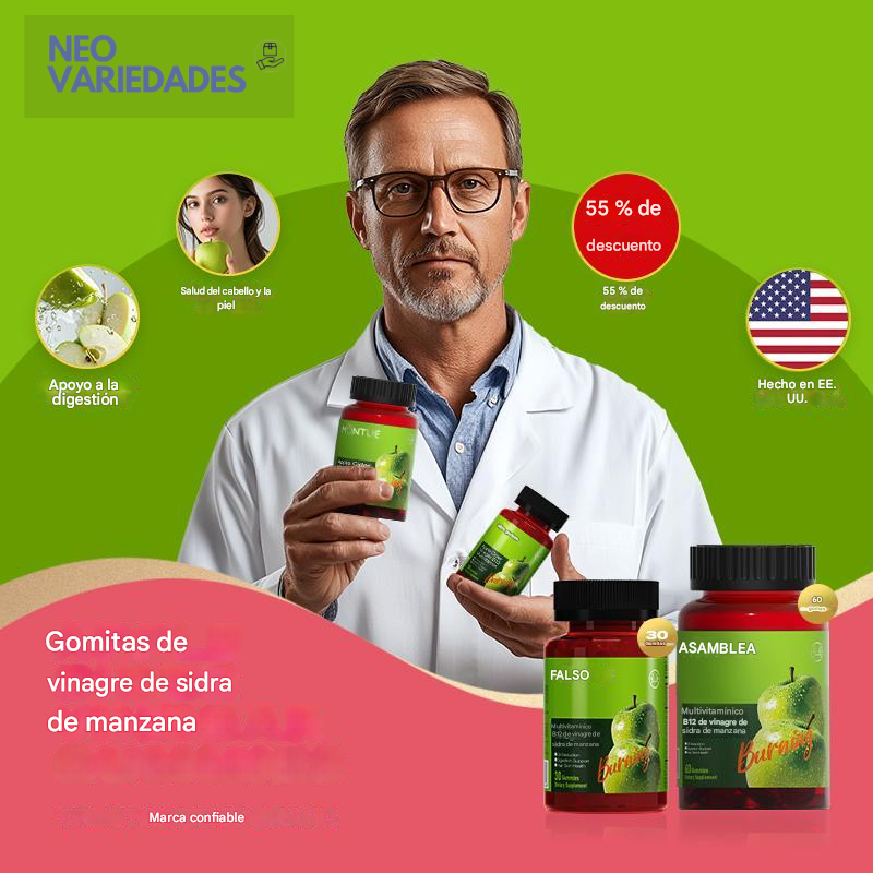 Vitalcom® - Gomas Vinagre De Manzana (Con Registro Invima)