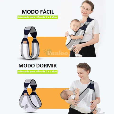 Cargador Fular para Bebes ERGONOMICO - Premium