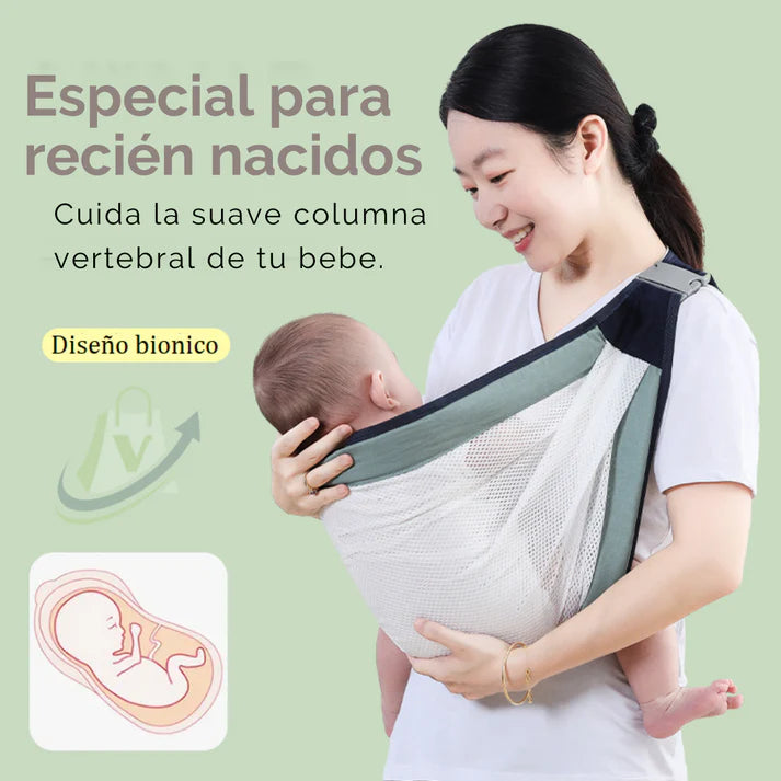 Cargador Fular para Bebes ERGONOMICO - Premium