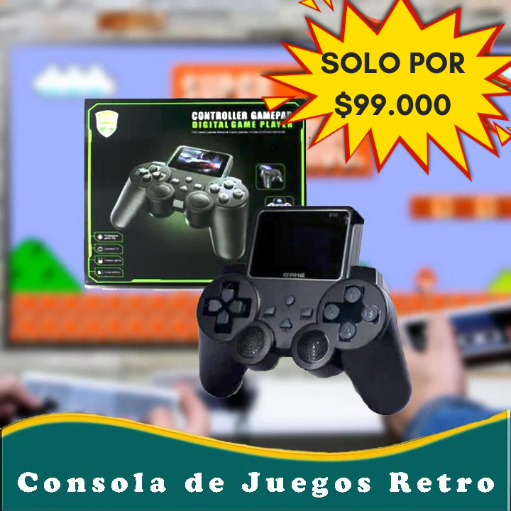 Consola de Juegos Retro S10 (mas de 500 juegos🎮)