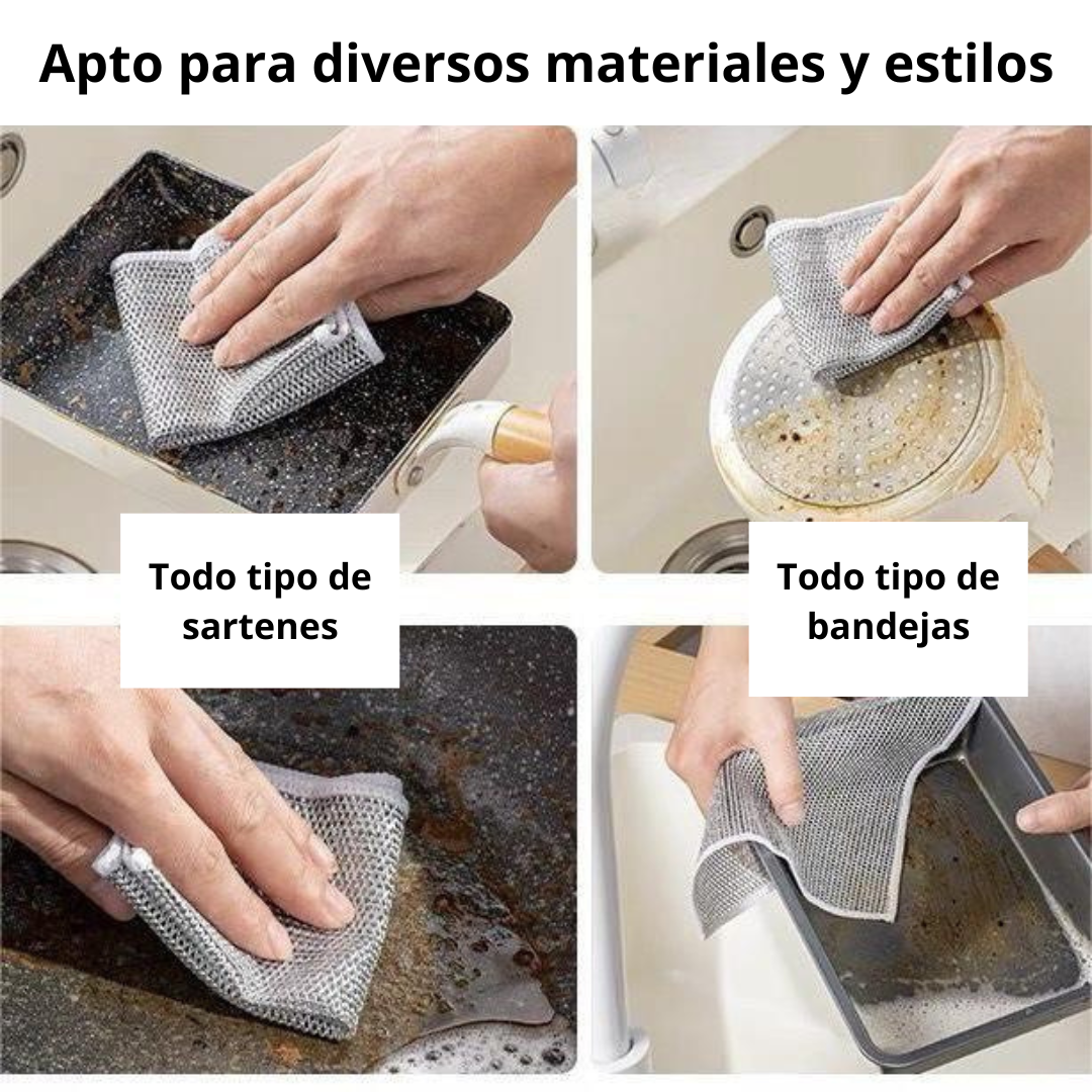 MagicNox® (Paquete de 10 toallas mágicas en acero inoxidable)