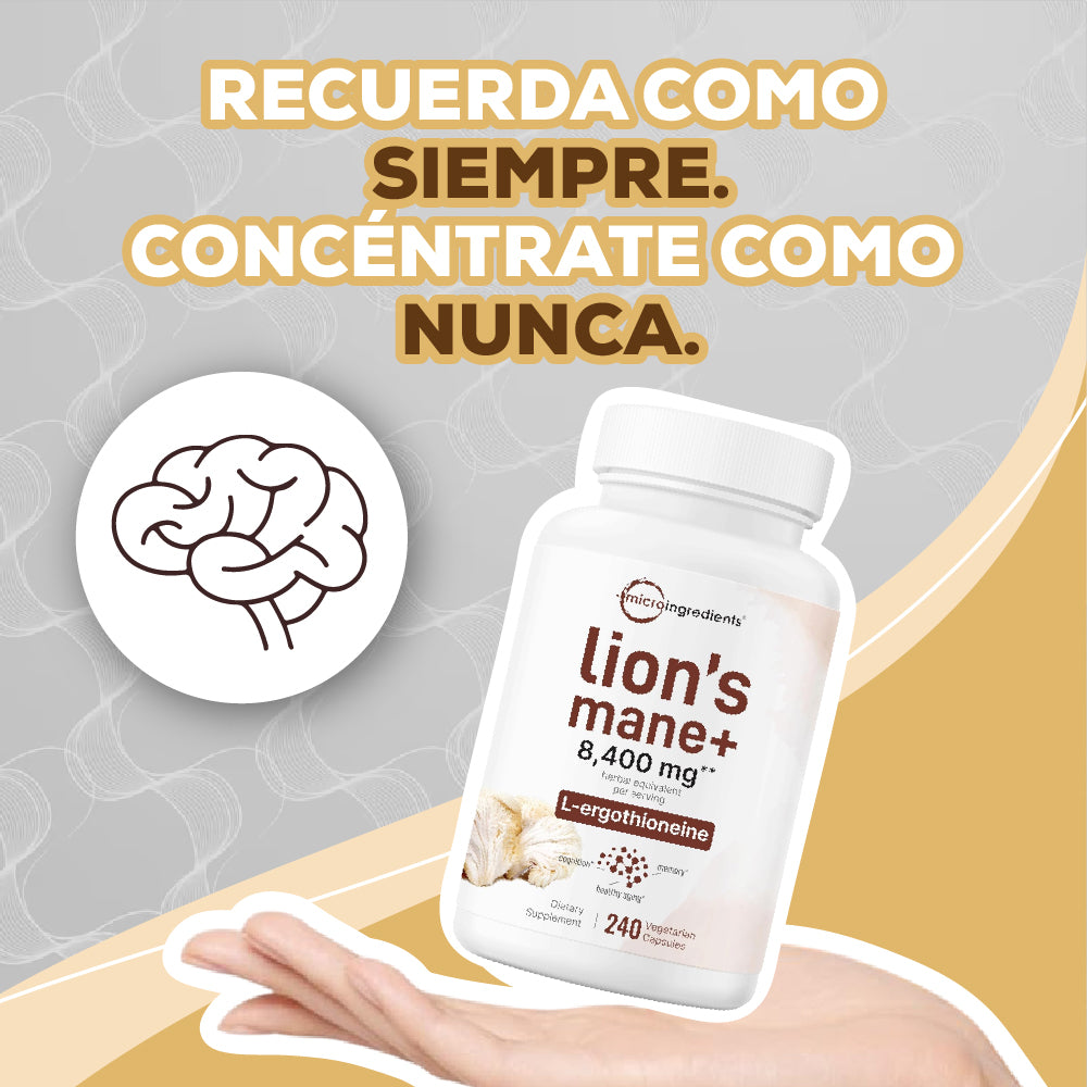 Lion´s Mane+ MELENA DE LEON IMPORTADO CAPSULAS