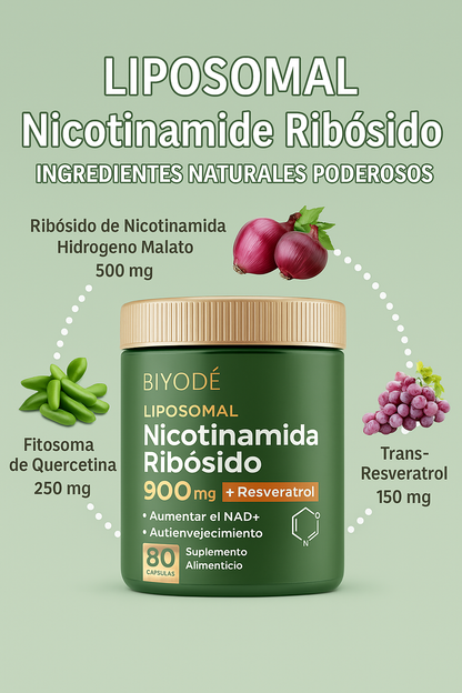 Liposomal® - Resveratrol + Nad Nicotinamide (Con registro FDA)