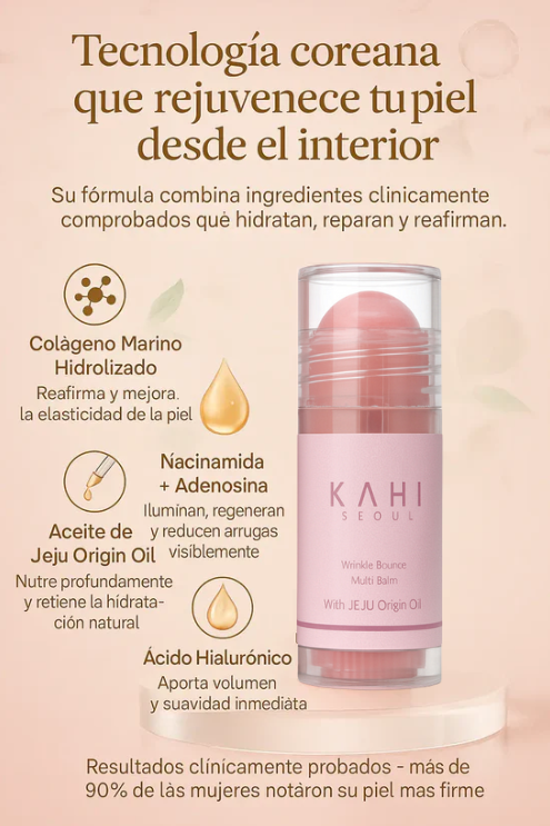 KAHI ANTIARRUGAS - Bálsamo Colágeno + ADN de Salmón - COREANO