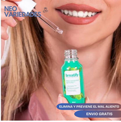 Breatify®  Salud Bucal - Elimina y Previene el Mal Aliento