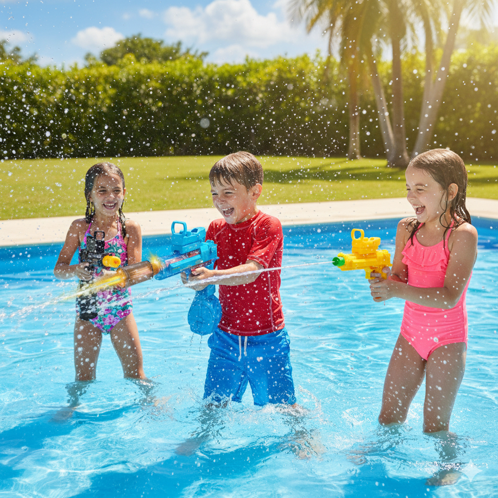 HydroShop® - Pistola De Agua Con Laser