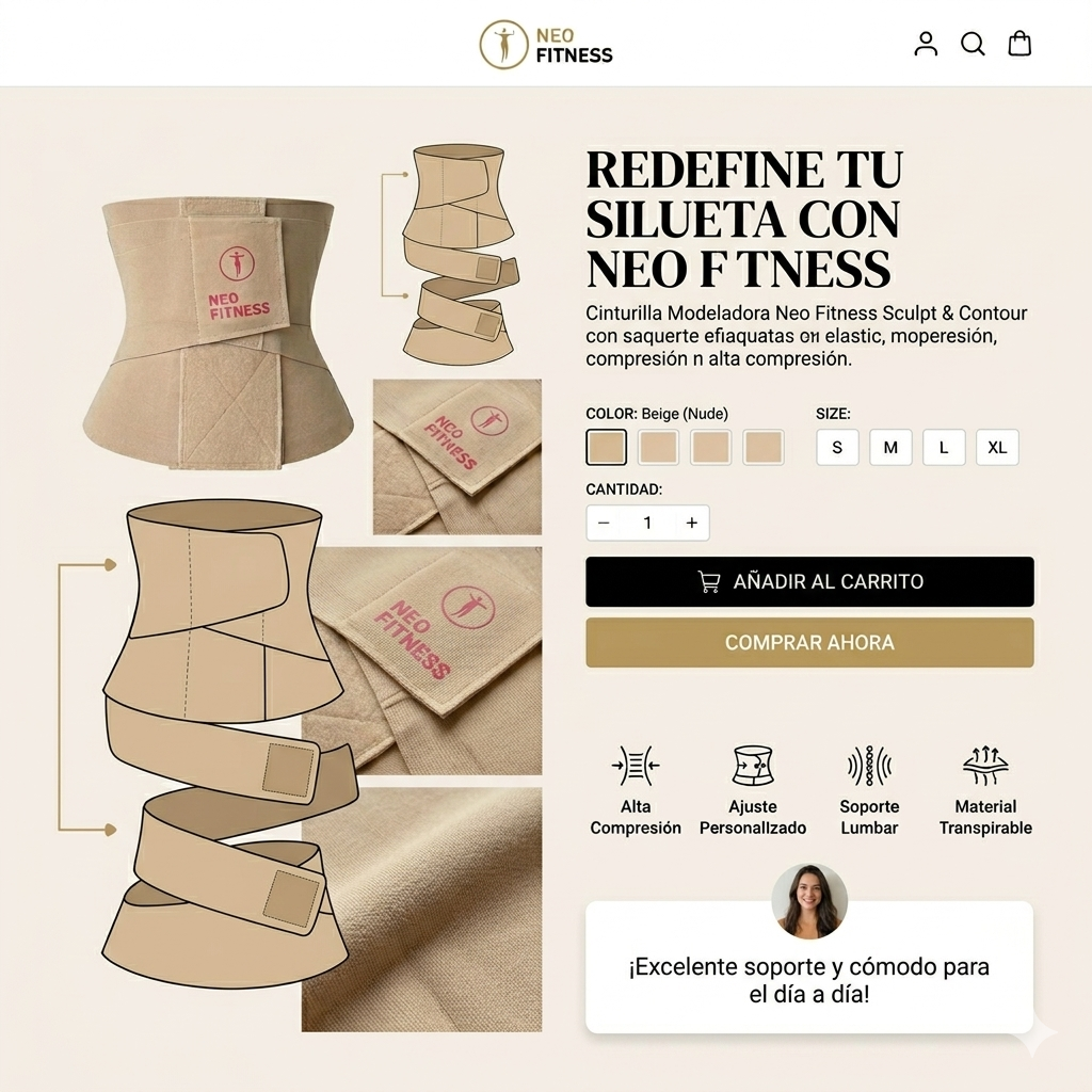 Body Wear® - Cinturilla Moldeadora (Importada)